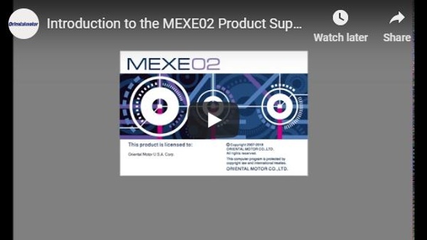 MEXE02 software intro video
