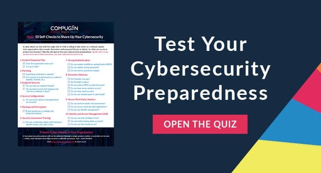 Test Your Cybersecurity Preparedness - Open to Take the Quiz