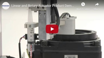 Rotary actuator & compact linear actuator syringe dispensing demo