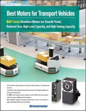Best Motors for Transport Vehicles AGV brochure