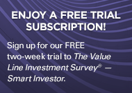 Sign up for a two-week free trial to Smart Investor.